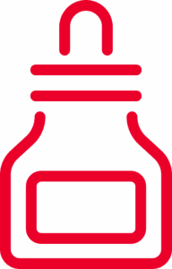 Red Ink Bottle